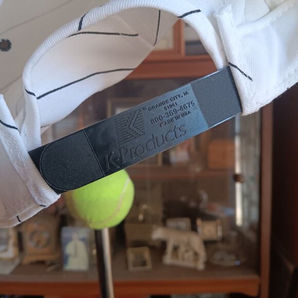 Vtg Snapback Hat Cap Bartlett K-Products Pinstripe Patch NWOT Skater Farmer - Picture 5 of 5